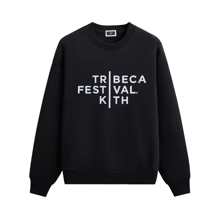 Kith For Tribeca Festival Logo Lockup Nelson Crewneck 'Black'
