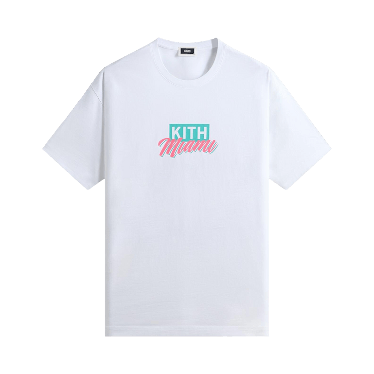 Kith Miami Classic Logo Tee 'White'