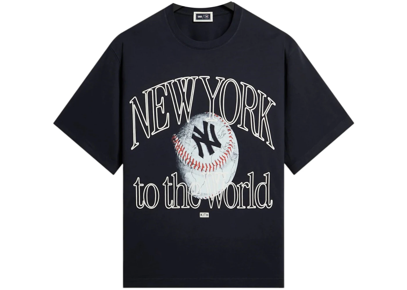 Kith x New York Yankees New York to the World Vintage Alex Tee Nocturnal