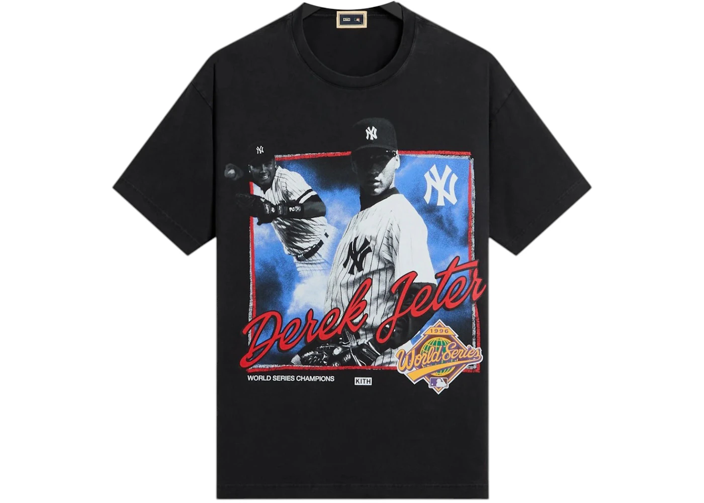 Kith x New York Yankees Derek Jeter Vintage Tee Black