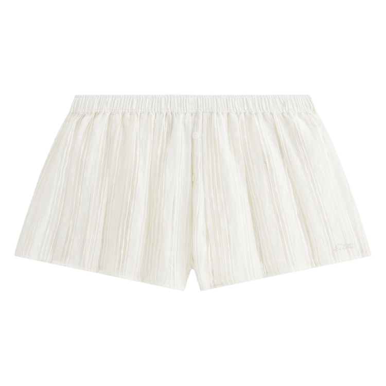 Kith Women Sashi Sheer Pleated Short 'White'