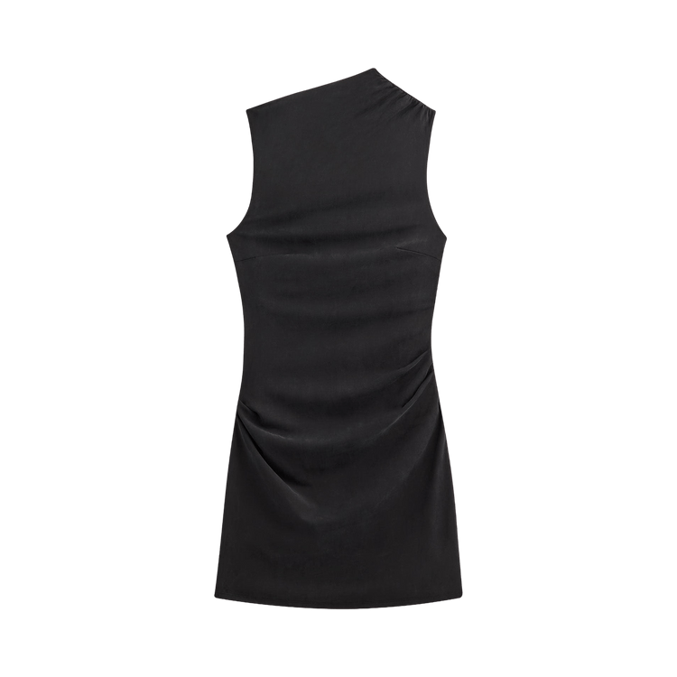 Kith Women Delphi Draped Sueded Mini Dress 'Black'
