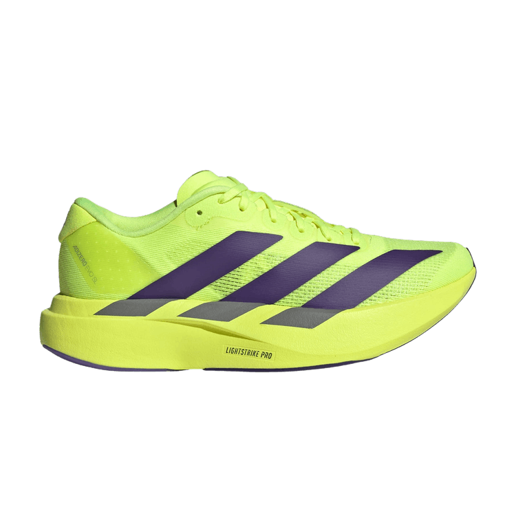 adidas Adizero Evo SL J 'Solar Yellow Collegiate Purple Core Black'