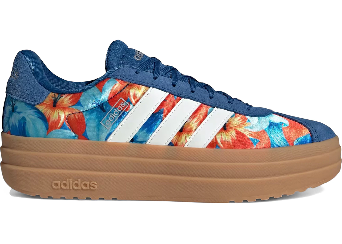 adidas VL Court Bold Floral Talc Dark Marine (Women's)