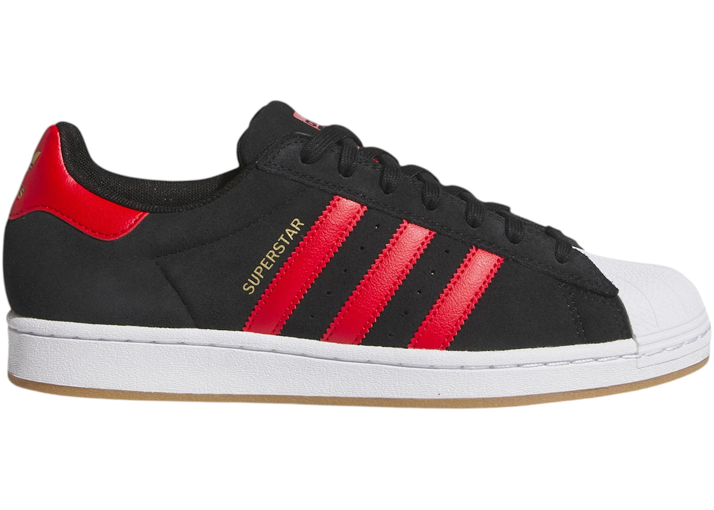 adidas Superstar ADV Black Better Scarlet