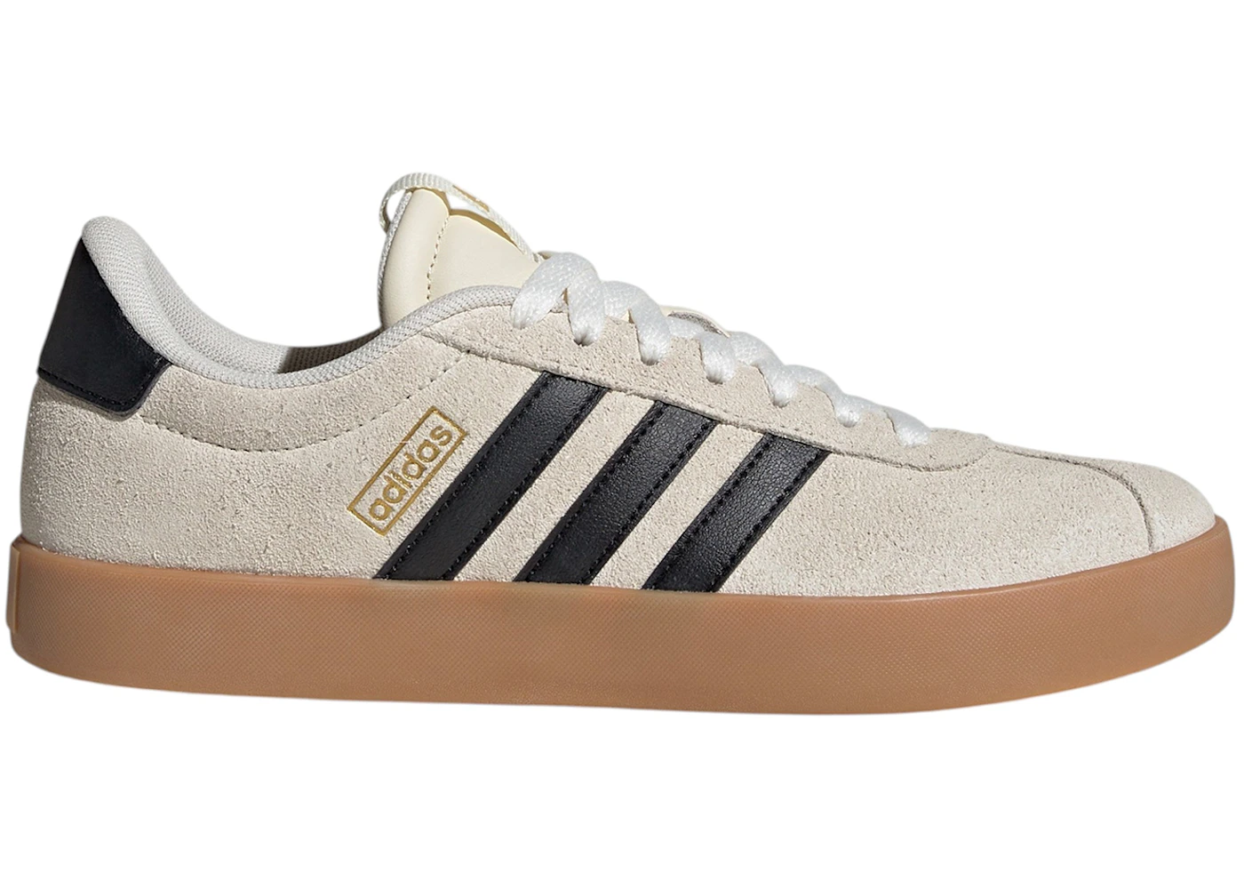 adidas VL Court 3.0 Cream White Black Gold (Women's)