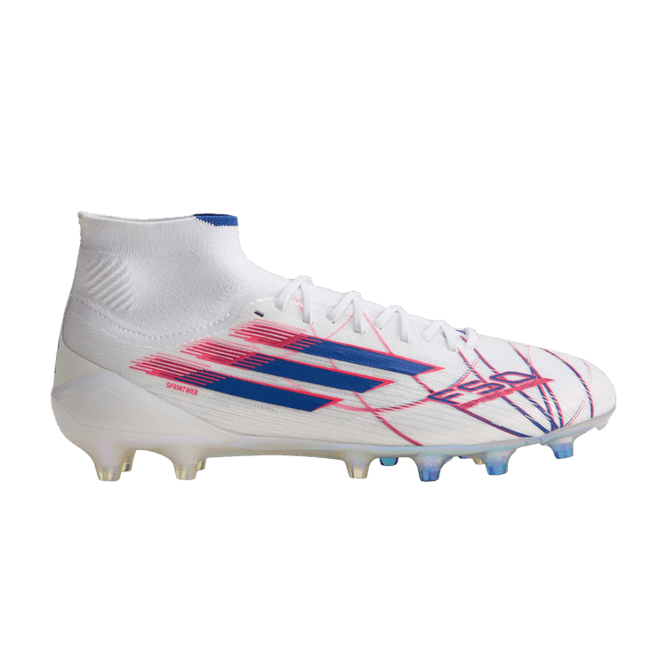 adidas Wmns F50 Sparkfusion Elite Mid FG AG 'Cloud White Royal Blue Lucid Red'
