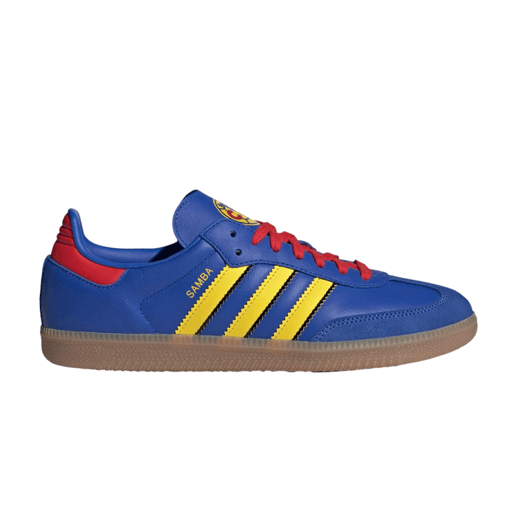 adidas Samba Licensed 'Hi-Res Blue Yellow Vivid Red'