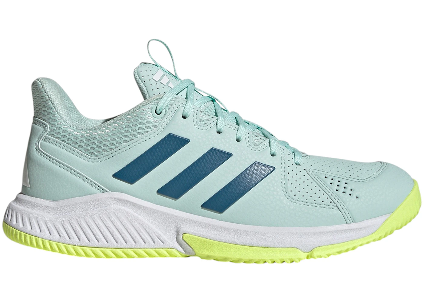 adidas Court Flight Halo Mint Dusky Ink Yellow (Women's)