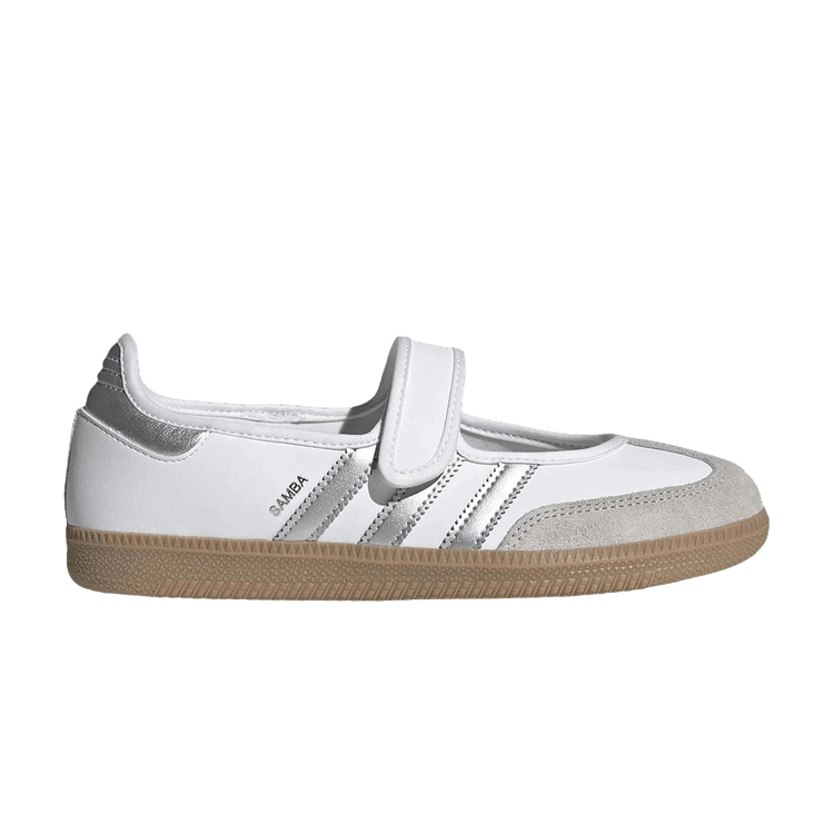 adidas Wmns Samba Jane 'Footwear White Silver Metallic Gum'