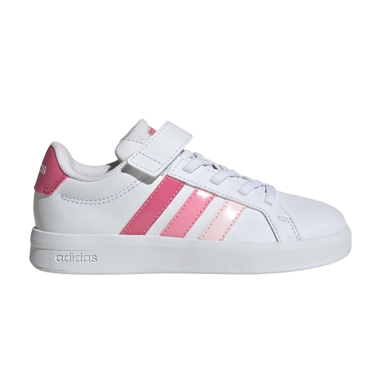 adidas Grand Court 3.0 Little Kid 'Cloud White Pink Fusion'