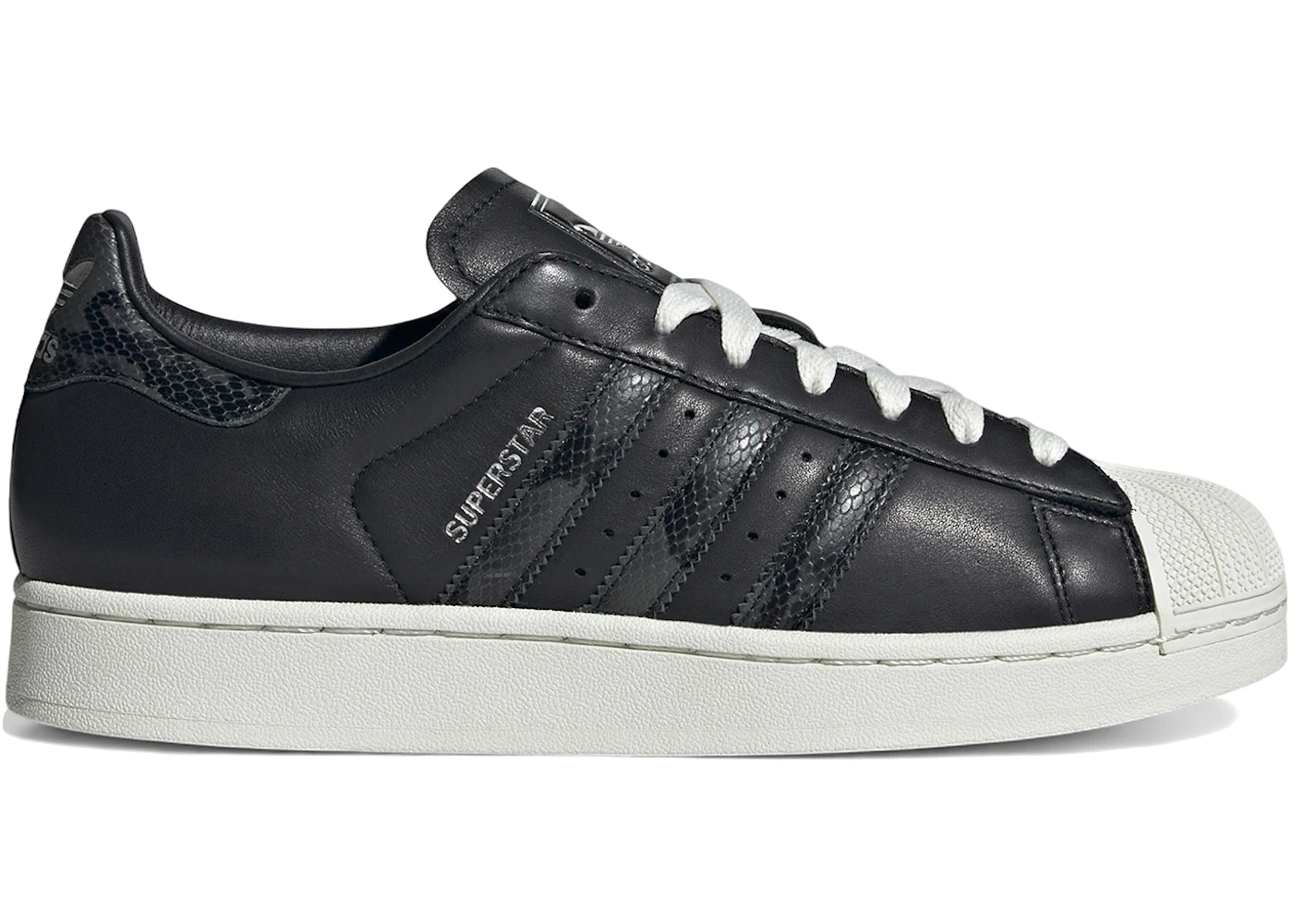 adidas Superstar II Black Snakeskin Off White