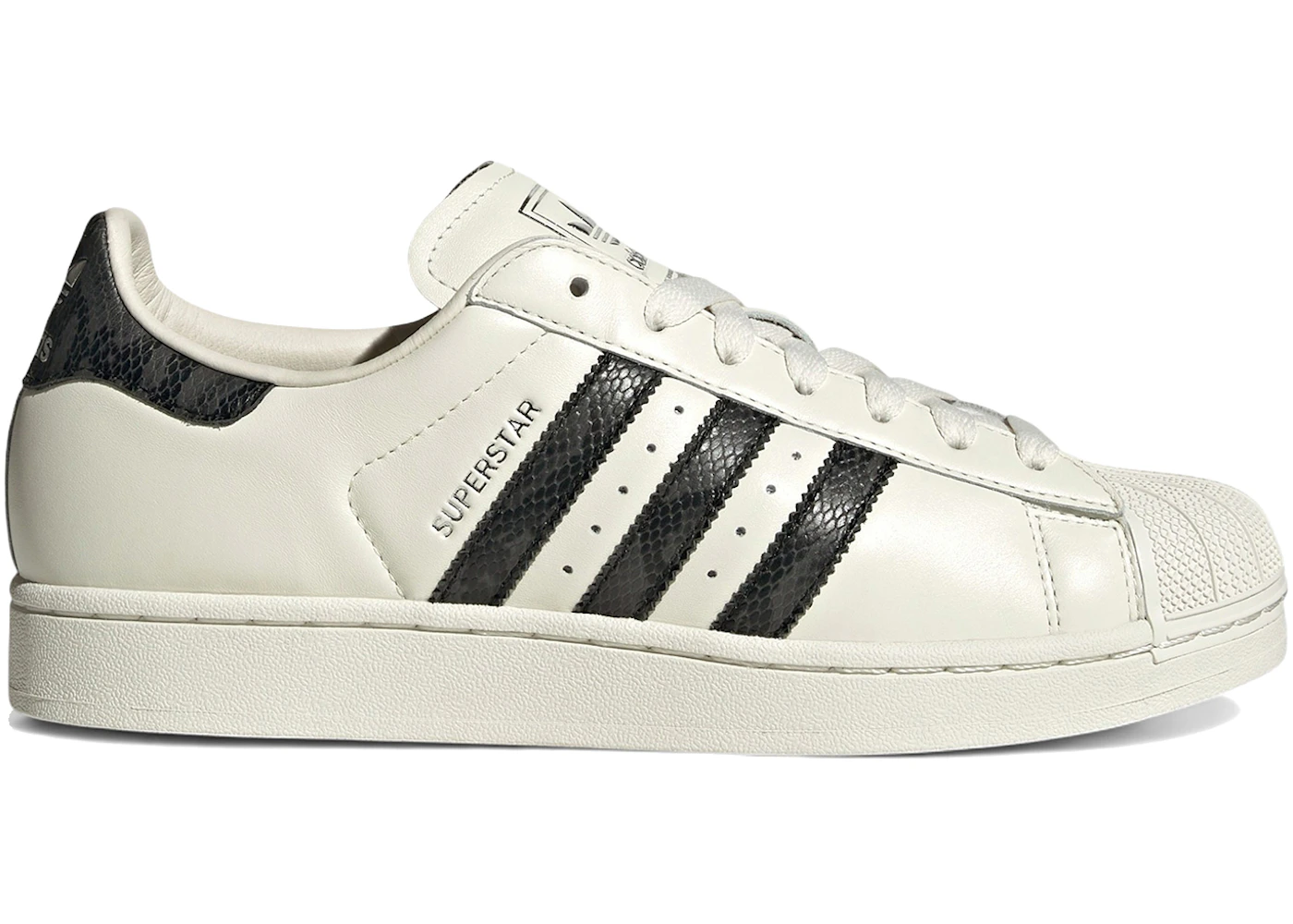 adidas Superstar II Off White Black Snakeskin