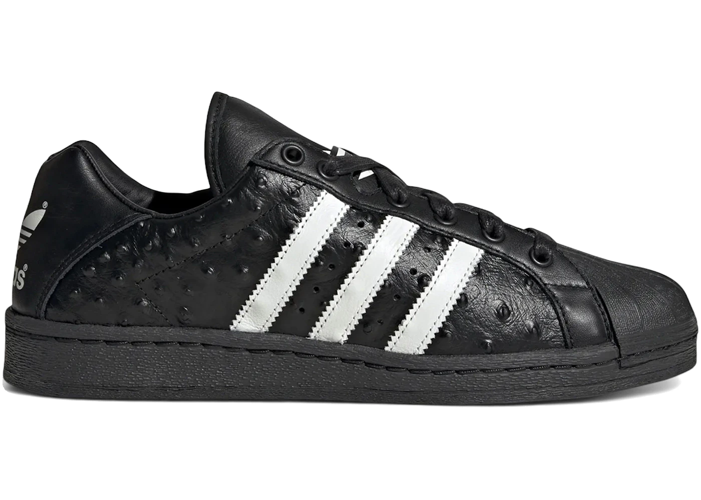 adidas Ultrastar Black White Ostrich Made in Germany