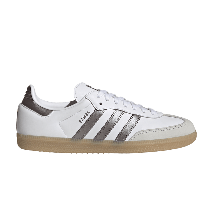 adidas Wmns Samba OG 'Footwear White Coffee Metallic'