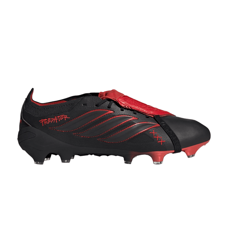 adidas Predator Elite Fold-Over Tongue FG 'Core Black Vivid Red'