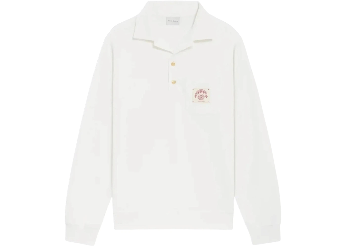 Drole De Monsieur K-PL166-CO264-OW Polo White