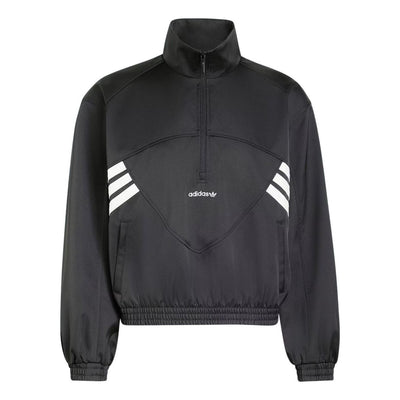 (WMNS) adidas Munich 93 Tracktop Asia SIzing 'Black Cloud White'