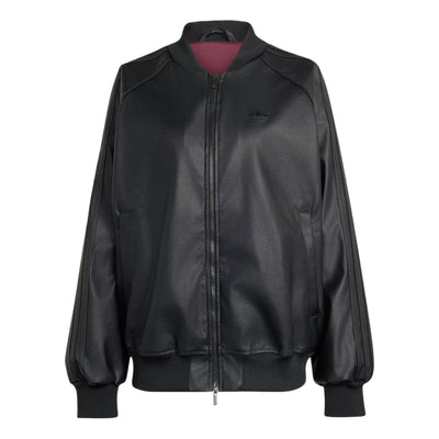(WMNS) adidas Prezer SST Oversized Track Top Asia Sizing 'Black'