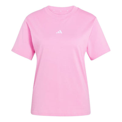 (WMNS) adidas Essentials Small Logo Cotton Tee Asia Sizing 'St Tropic Bloom White'