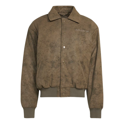 adidas Munich 93 Pleather Jacket Asia Sizing 'Branch'