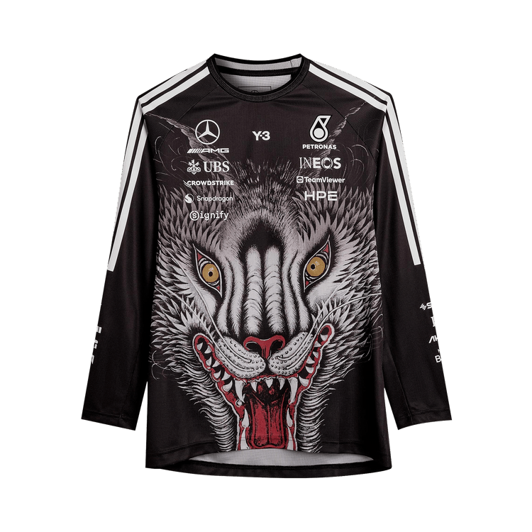 Y-3 x Mercedes-AMG Petronas F1 Team Long-Sleeve Jersey 'Black'
