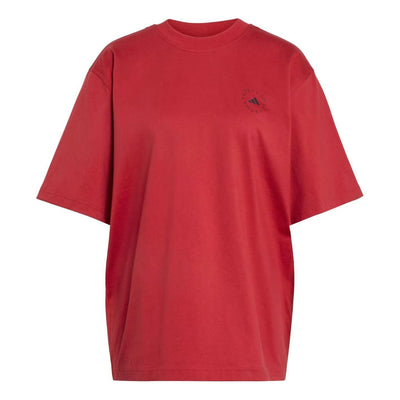 (WMNS) adidas x Stella McCartney Loose T-Shirt Asia Sizing 'Soft Carmine'