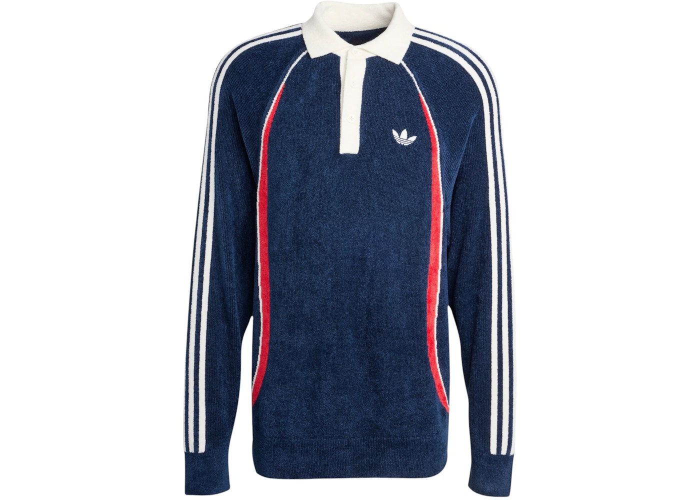 adidas Retro Remix Teamgeist Polo Night Indigo Better Scarlet Off White