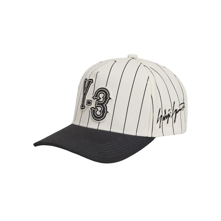 Y-3 Pinstripe Cap 'White'