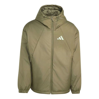adidas Terrex Multi PrimaLoft Insulated Hooded Jacket Asia Sizing 'Olive Strata'