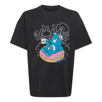 (GS) adidas x Care Bears Slim 3 Stripes T-Shirt Asia Sizing 'Black'