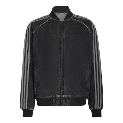adidas SST Adicolor Denim Track Top Asia Sizing 'True Black'