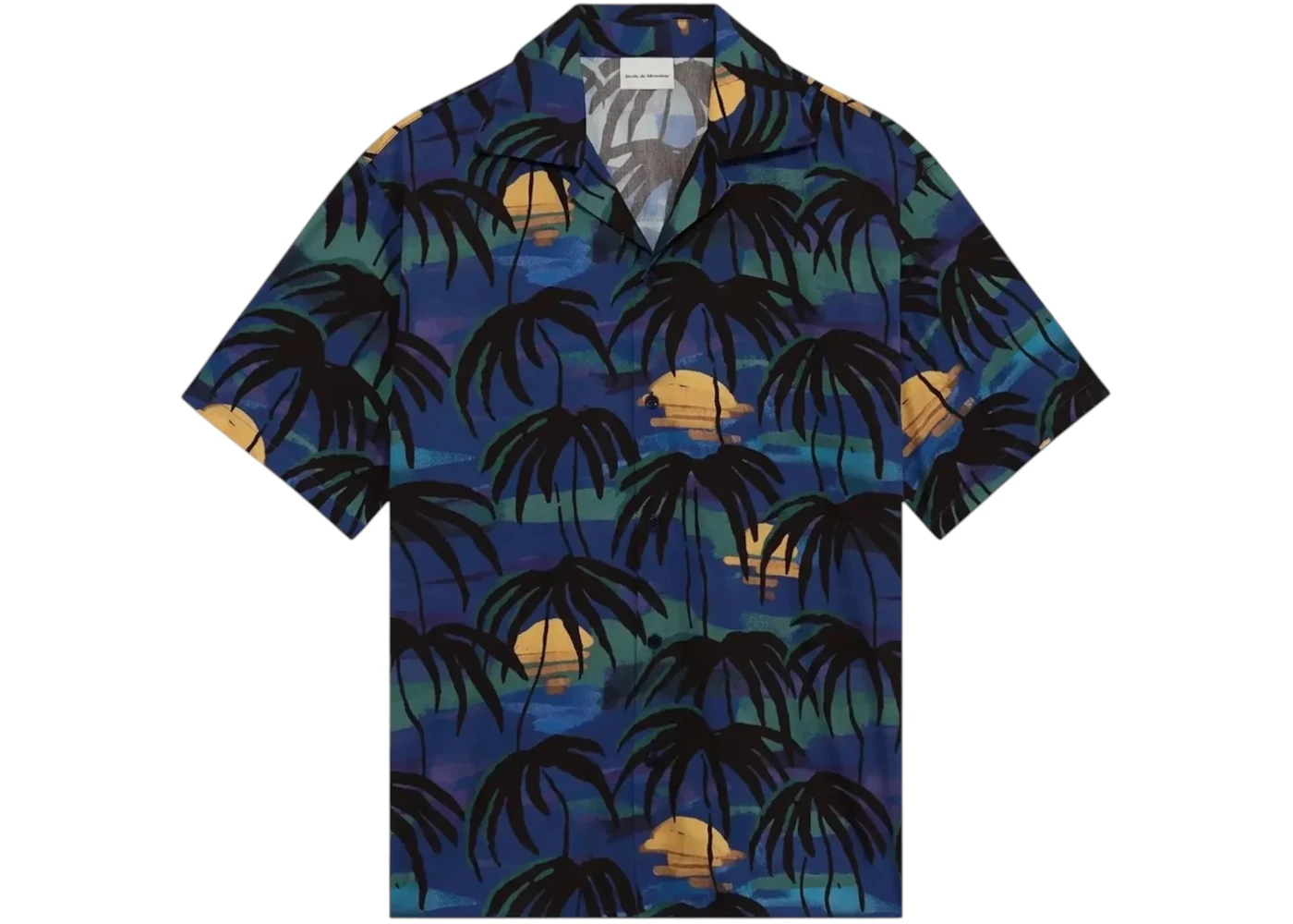 Drole De Monsieur Chemise Palm Shirt Navy
