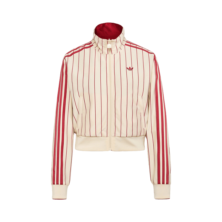 Adidas Reversible Firebird Track Top 'Warm Vanilla/Team Victory Red'