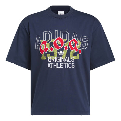 adidas AOA Graphic T-Shirt Asia Sizing 'Night Indigo'