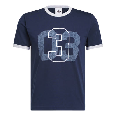 adidas Trefoil Ringer T-Shirt Asia Sizing 'Night Indigo'