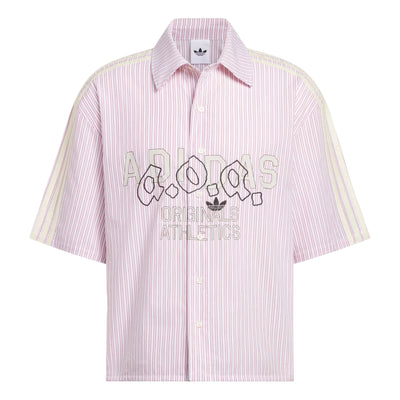 adidas AOA Button Up Shirt Asia Sizing 'Team Victory Red'