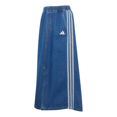 (WMNS) adidas Stadium Washed Denim Loose Fit Skirt Asia Sizing 'Preloved Ink'