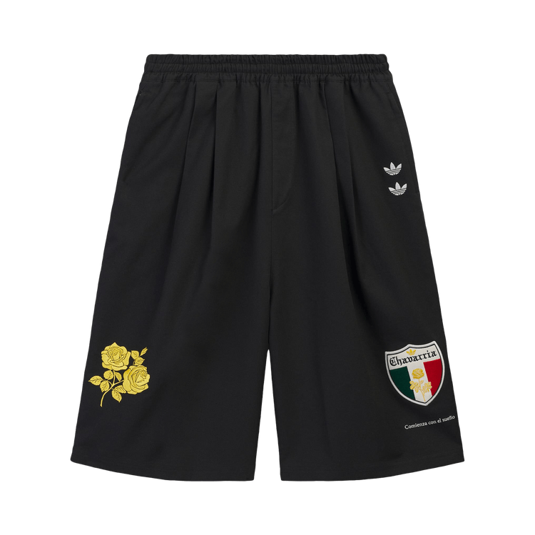 Adidas x Willy Chavarria Long Twill Shorts 'Black'