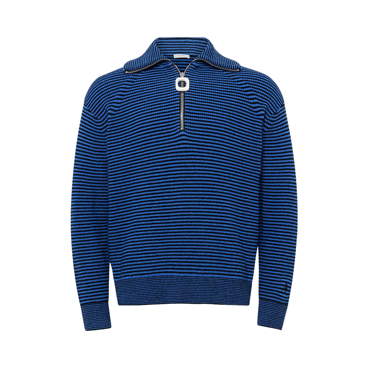 JW Anderson Half Zip Jumper 'Blue/Black'