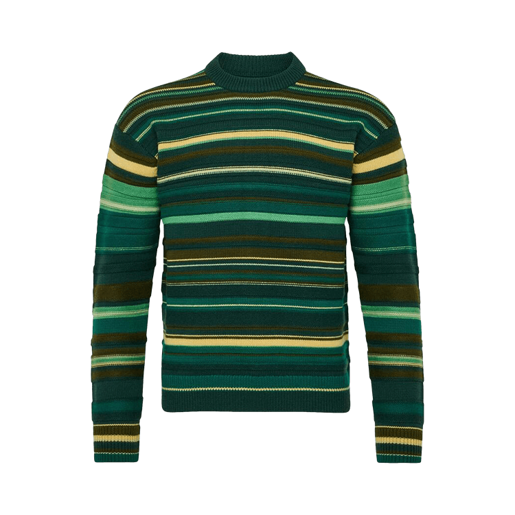 JW Anderson Multi Stripe Jumper 'Green/Multicolor'