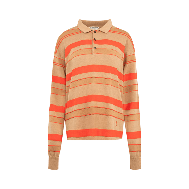 JW Anderson Knitted Rugby Polo 'Biscuit'