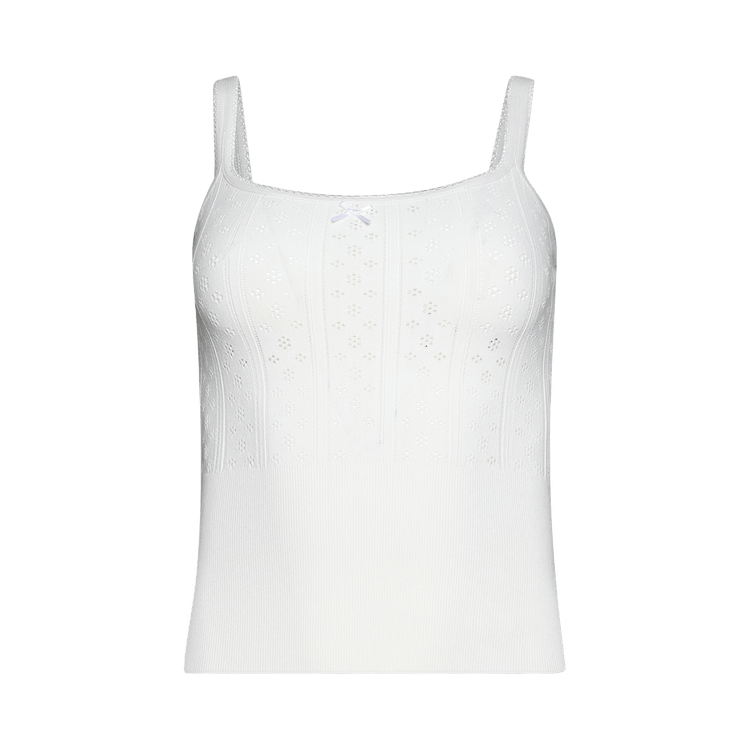 JW Anderson Pointelle Tank Top 'Off White'