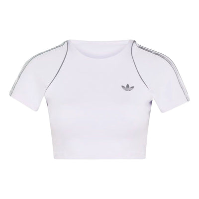 (WMNS) adidas Sport Superstar Bra T-Shirt Asia Sizing 'Frozen Purple'
