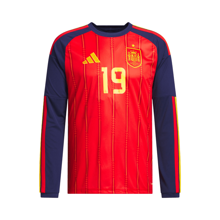 Adidas Spain 26 Home Yamal Long-Sleeve Jersey 'Vivid Red'