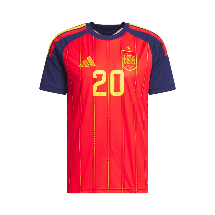 Adidas Spain 26 Home Pedri Jersey 'Vivid Red/Soccr-Seu-Snz'