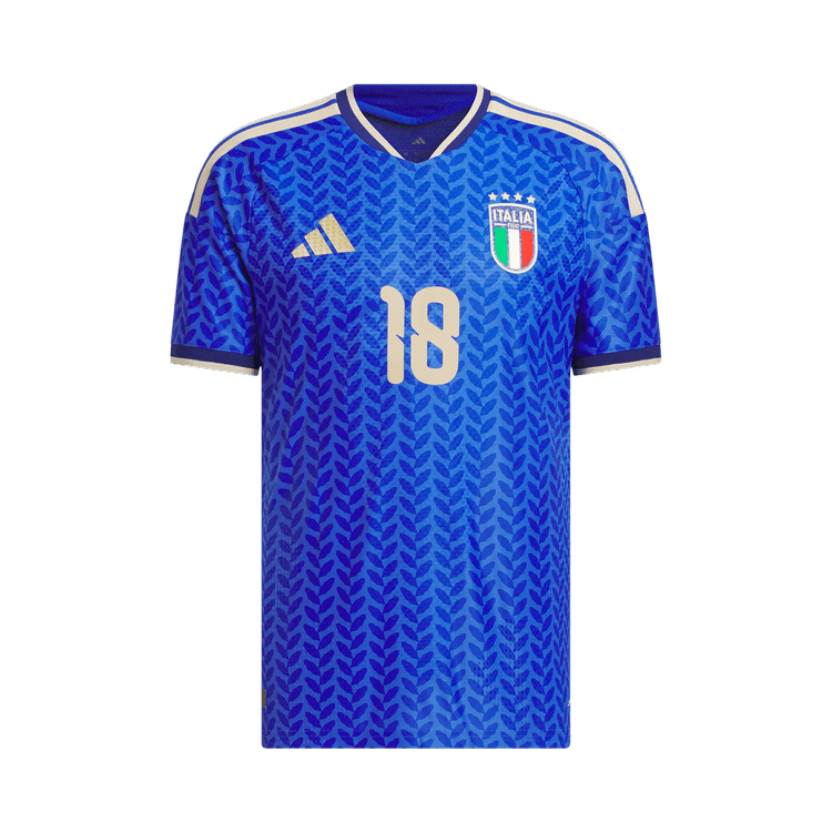 Adidas Italy 26 Home Barella Authentic Jersey 'Bold Blue'