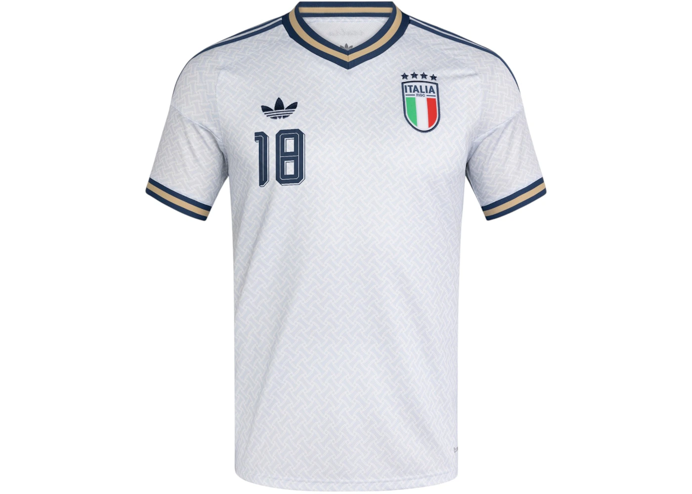 adidas Italy 26 Away Barella Jersey Aeroblue