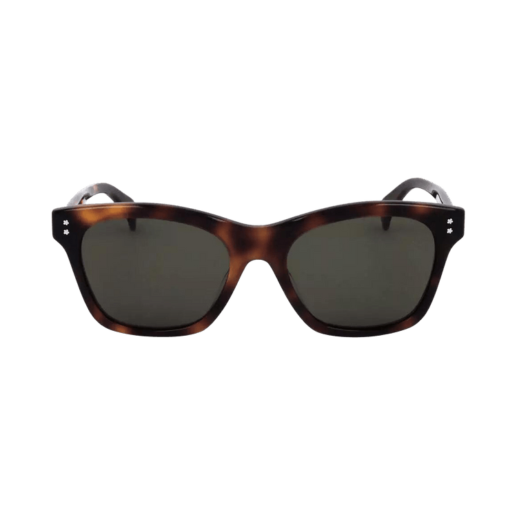 Kenzo Square Sunglasses 'Havana/Green'