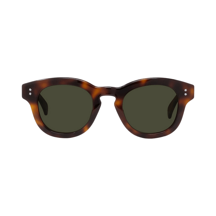 Kenzo Round Sunglasses 'Havana/Green'